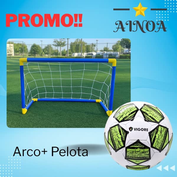 Arco 79x50x43cm + Pelota 